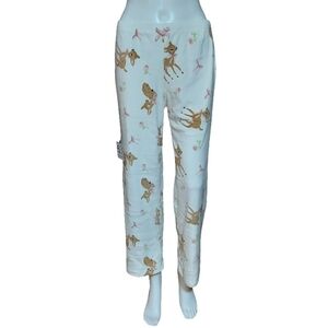 5B Adorable Deer Plush Pajama Pants